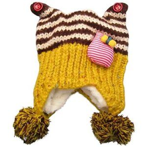 Baby/Toddler Crochet Double Layered Knitted Beanie